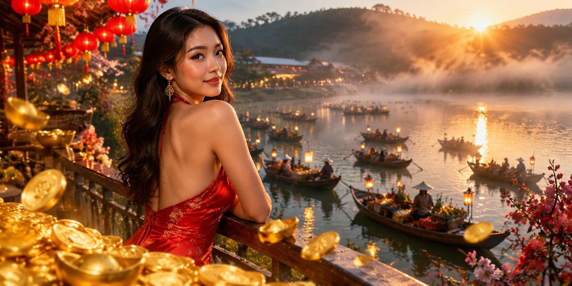 Cảnh đặt cược thể thao bên bờ biển tại Đà Lạt trong không khí trong lành